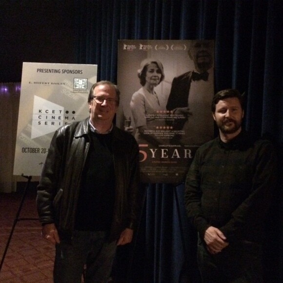 Pete Hammond and Andrew Haigh (Photo: Michele Garza)