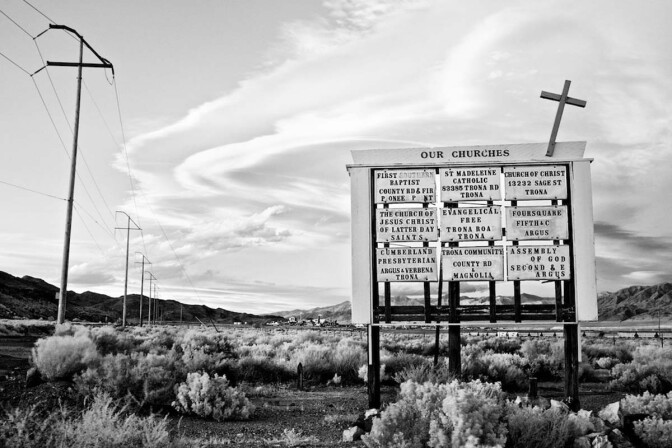 Our Churches (Sierra Wave) - Infrared Exposure - Trona, CA - 2011 | Osceola Refetoff