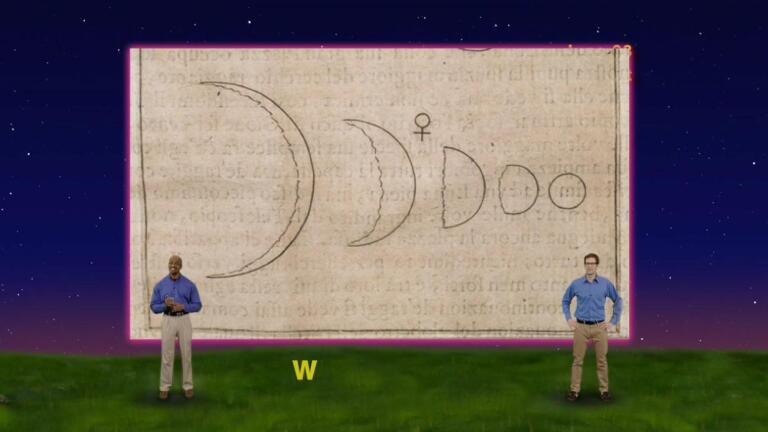"The Evening Star Meets The King Of The Planets!" 1 min 