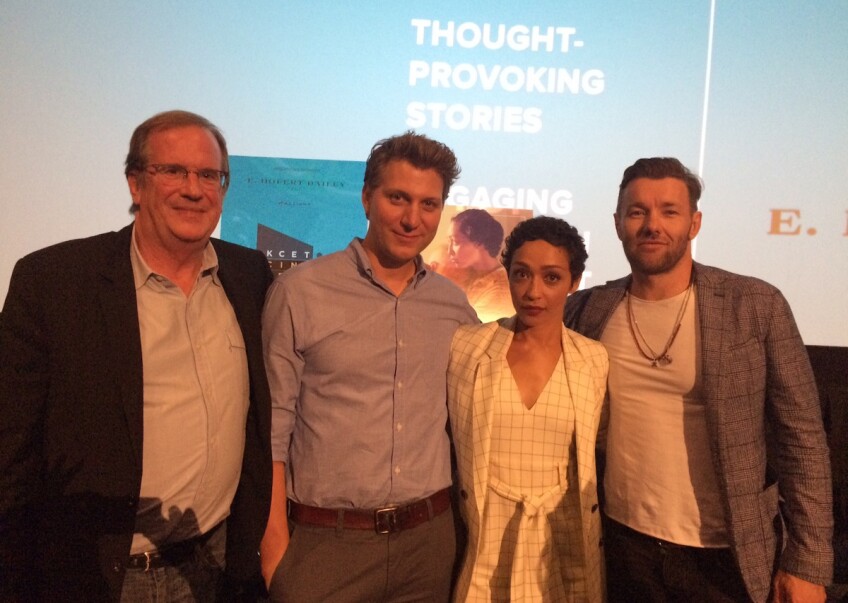 Pete Hammond, Jeff Nichols, Ruth Negga and Joel Edgerton at the KCET Cinema Series screening for "Loving." 1200.