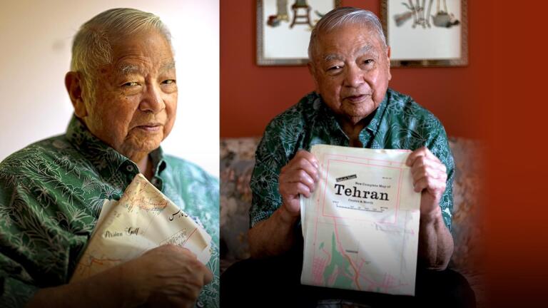 In Iran They Left Hostages Behind; One Veteran Kept The Maps