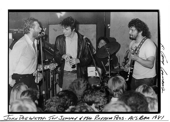 John Doe with Top Jimmy and The Rhythm Pigs. | Photo: Gary Leonard