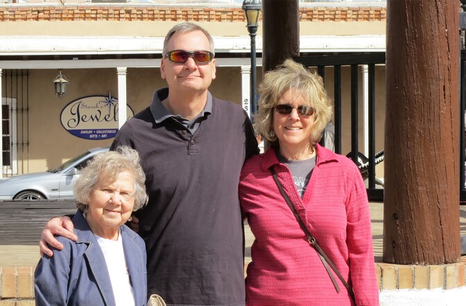 Nancy Paulikas with family