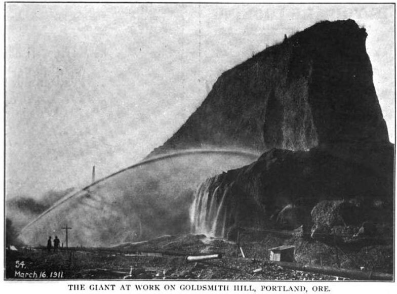 Seattle and Portland provided examples of successful regrading projects. Photo from The American City, vol. 7, number 1.