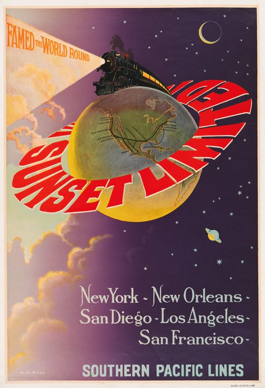 1898 Sunset Limited poster