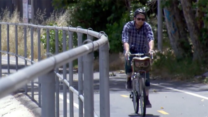 Los Angeles River Biking
