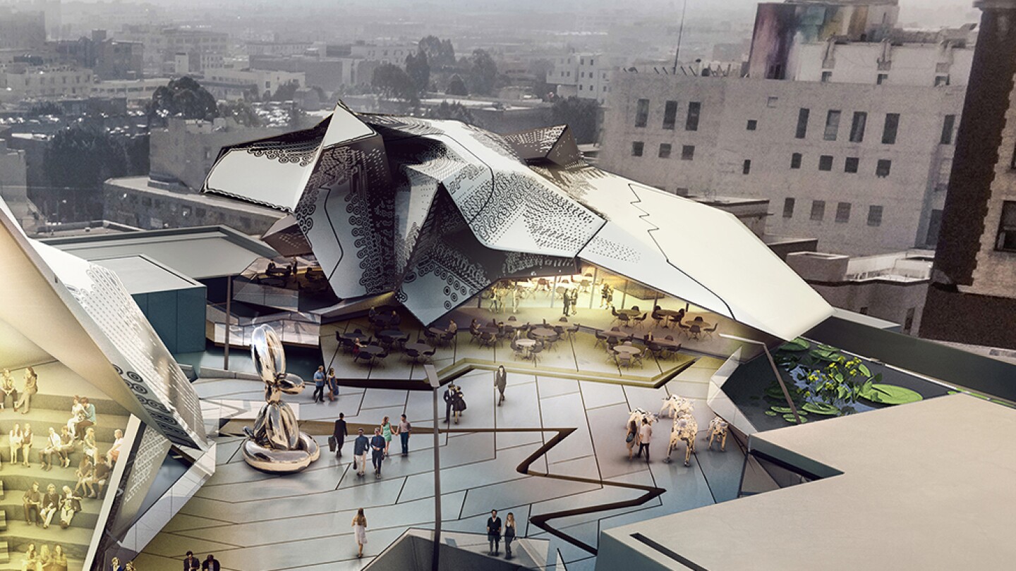 Rendering of the Main Museum of Los Angeles