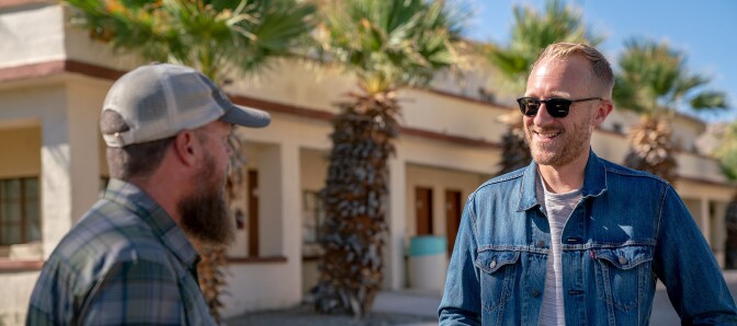 In discussion with Zzyzx caretaker Jason Wallace | Katie Noonan
