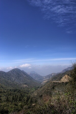 In the San Gabriel Mountains