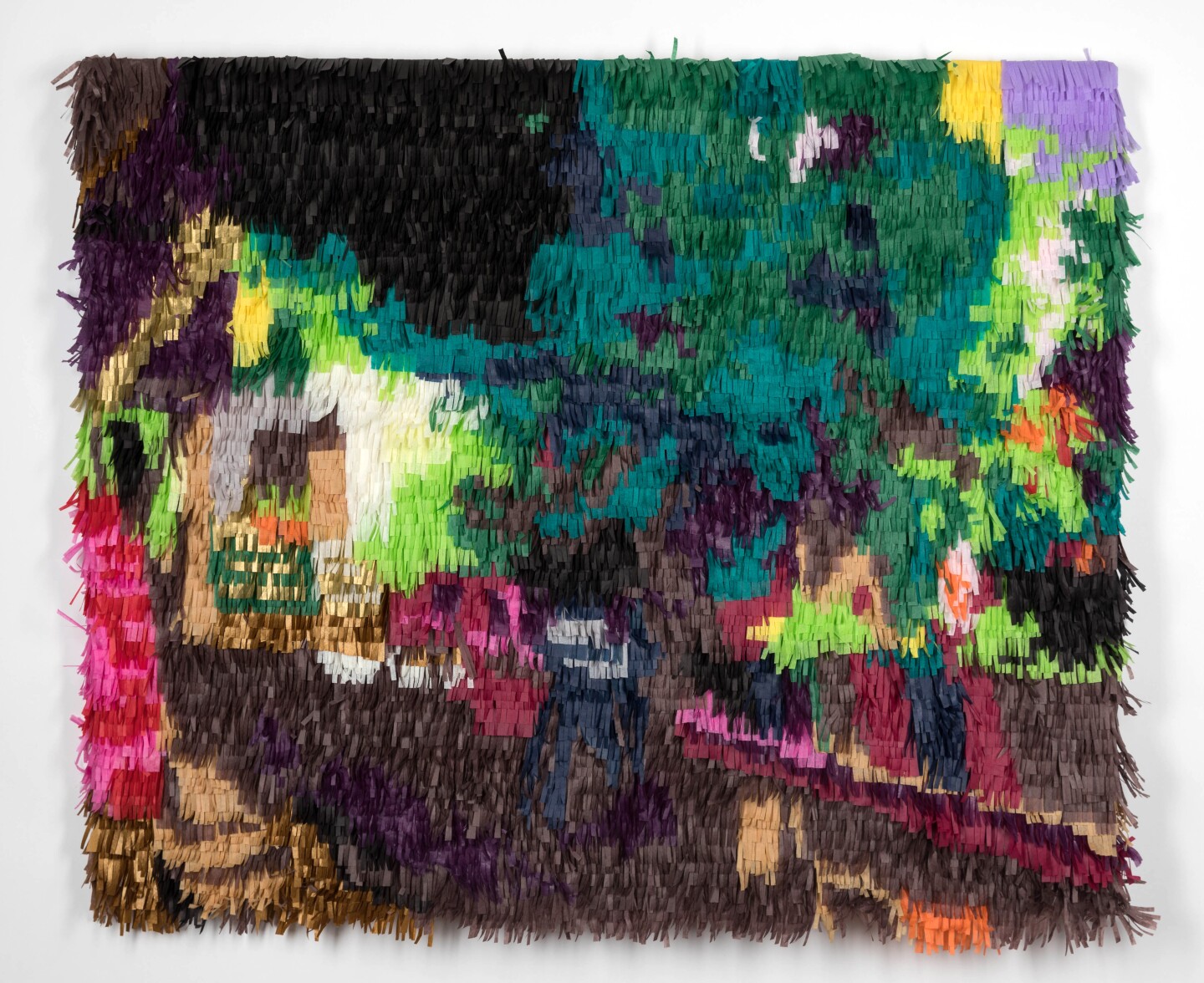 A landscape-like painting inspired by Mexican polymath José María Velasco.