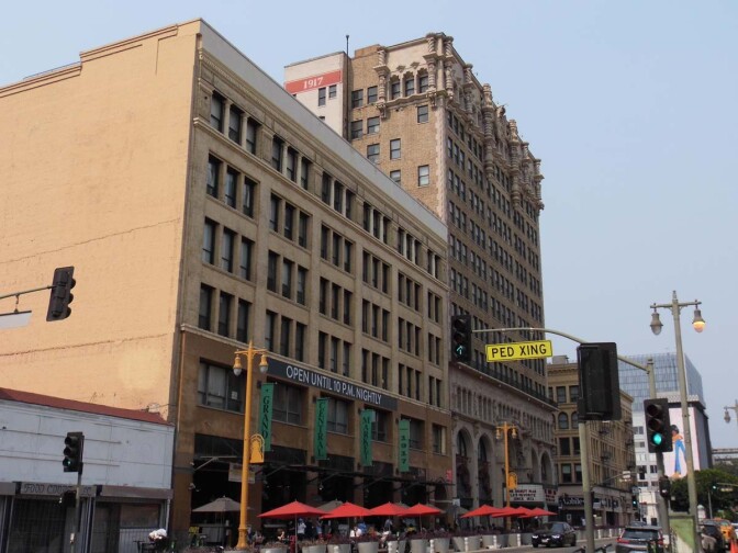 Grand Central Market exterior. | Sandi Hemmerlein
