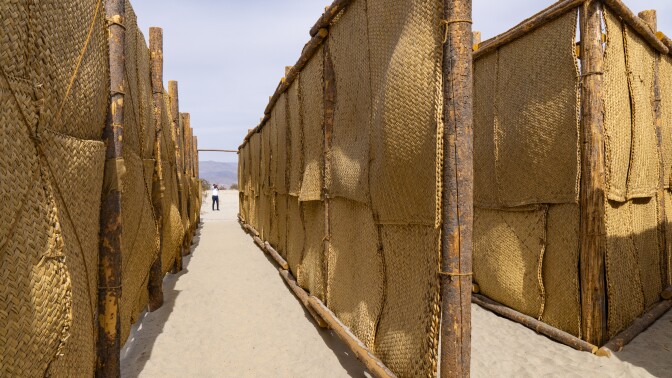 Eduardo Sarabia's "The Passenger" Desert X 2021