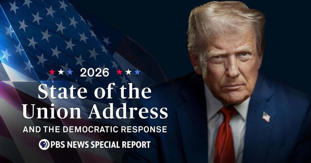 Watch President Donald Trump’s 2026 State of the Union Address | PBS ...