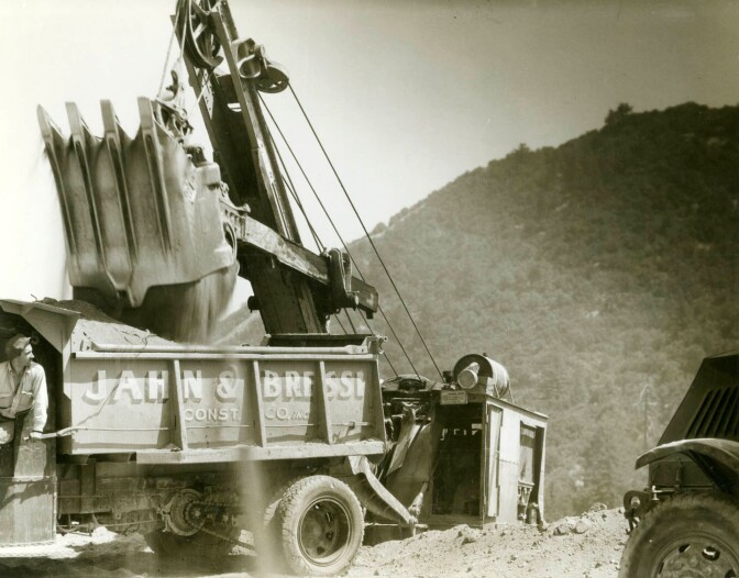 Angeles Crest Highway construction