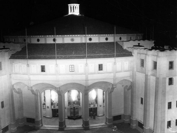 Catalina Casino entrance, ca. 1940 | Security Pacific National Bank Collection, Los Angeles Public Library