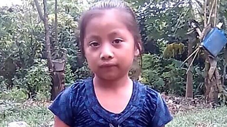 Jakelin Caal Maquín, 7-year-old girl who died in Border Patrol custody. | Still from "Democracy Now"