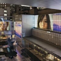 Doug Aitken, sleepwalkers, 2007. Installation view at Museum of Modern Art, New York | Doug Aitken Workshop Aitken AB s9