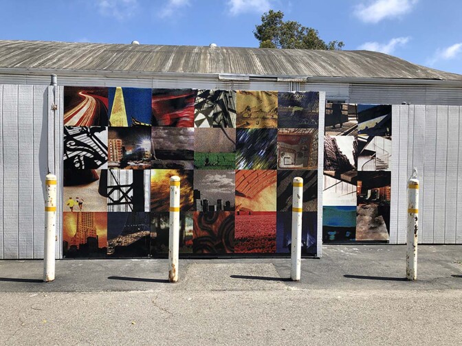 "Grid City," Digital Banners, 2000/2020 by Jody Zellen | Courtesy of the artist