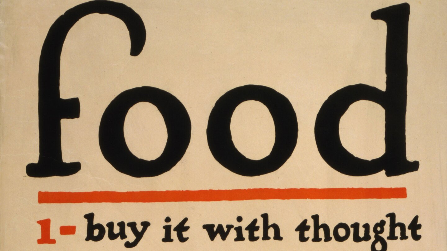 Food--don't waste it | Courtesy of the Library of Congress