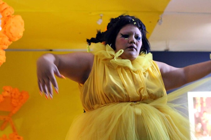 Gabriela Ruiz in performance| Samanta Helou Hernandez