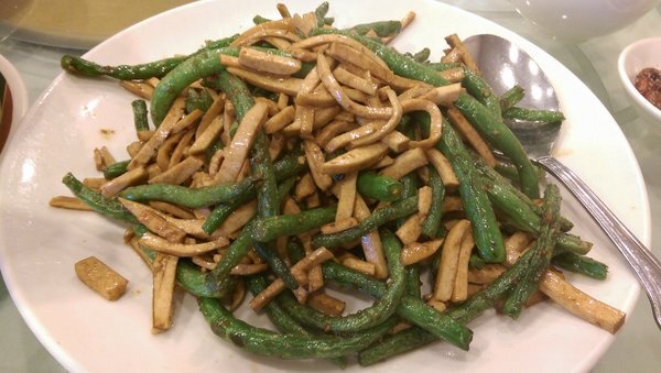 Beans with bean curd | Photo by Emily Hsieh