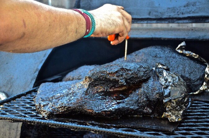 Trudy's Underground BBQ brisket cheek | Eddie Lin