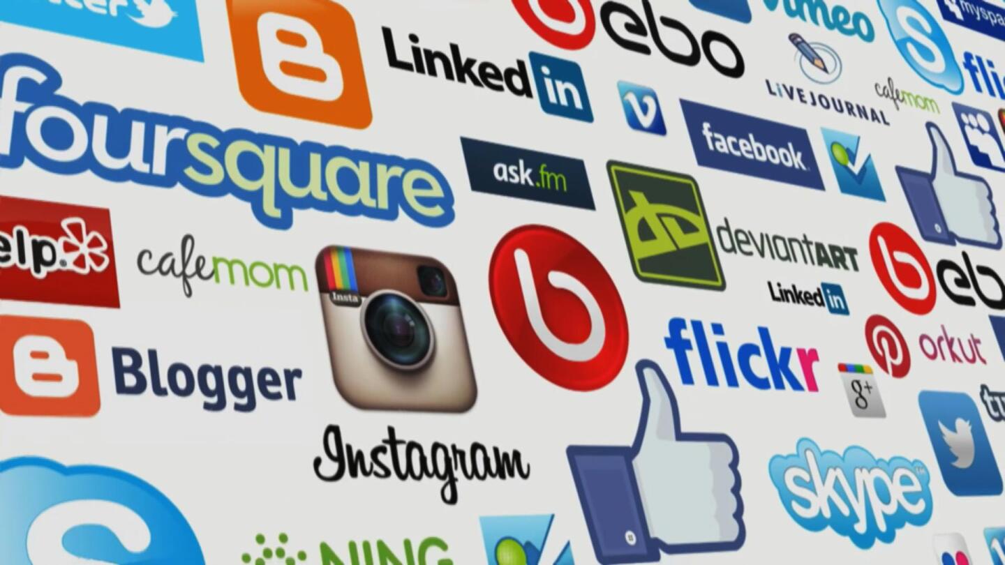 A collage of online and social media logos. | From "Hacking Your Mind: Weapons of Influence"
