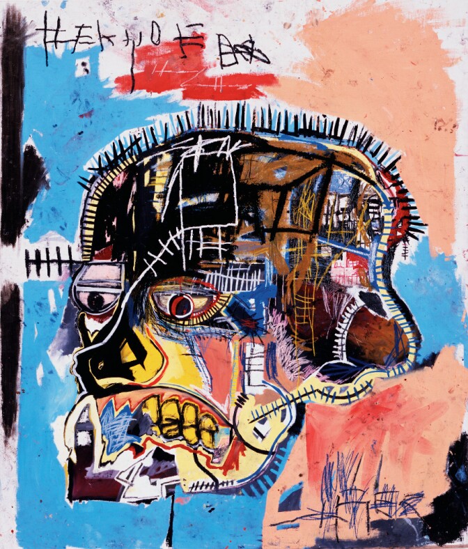 "Untitled" by Jean-Michel Basquiat. | Photo: Courtesy of The Broad.