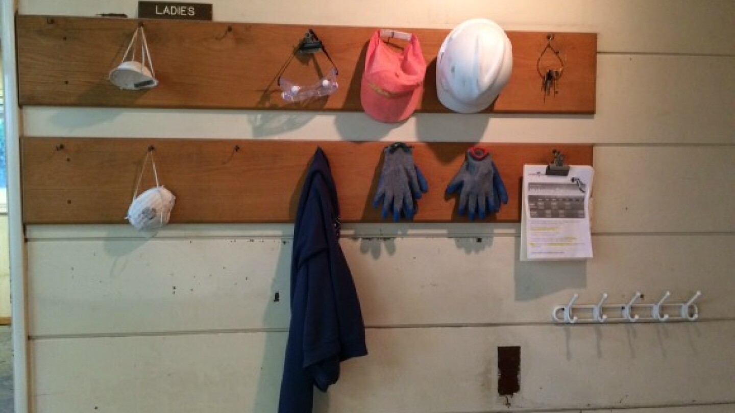Under construction at the Women's Center For Creative Work; April, 2015. | Photo: Robby Herbst