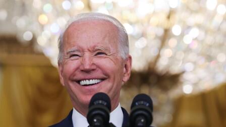 Biden takes victory lap as Senate backs infrastructure bill