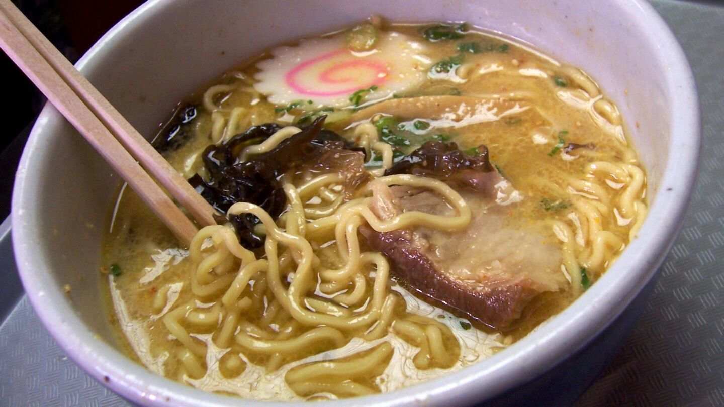 ramen, another soup too exotic for me to make at home