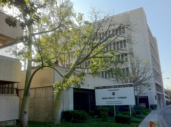Brutalist Southwest District Inglewood Courthouse