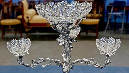 Appraisal: Late 19th-Century Elkington Epergne
