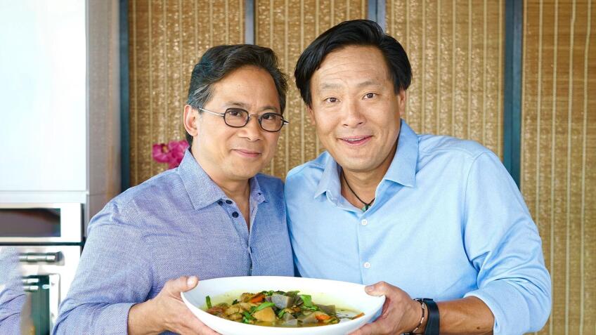 Ming Tsai with guest Dr. William Li