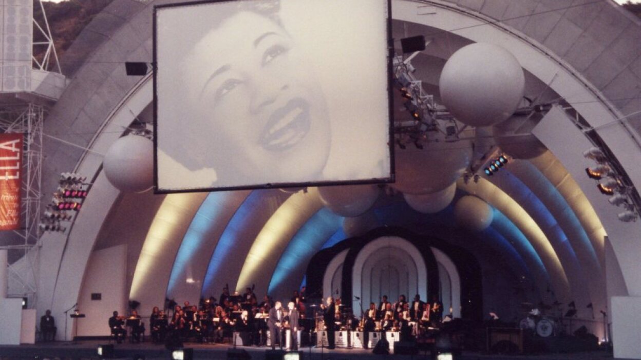 Produced for the Los Angeles Philharmonic Association by Festival Productions. This gala concert celebrating Ella Fitzgerald benefitted the Hollywood Bowl Fund. | Los Angeles Philharmonic Archives