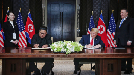 Trump-Kim summit signals breakthrough, echoes past problems