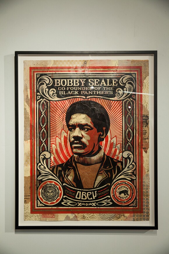 "Bobby Seale" by Shepard Fairey | Photo: Michael Park