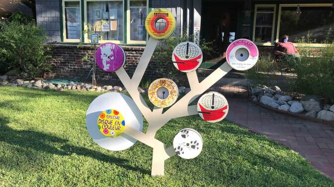 Dave Muller’s musically nostalgic pop art in Pasadena. | Carol Cheh