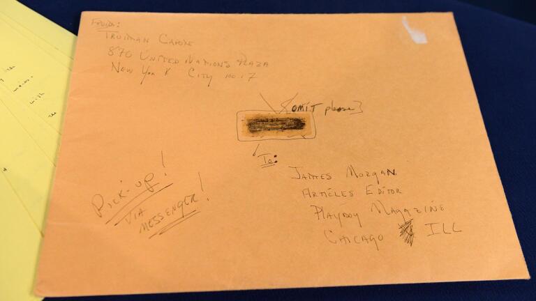 Appraisal: 1983 Truman Capote "Playboy" manuscript