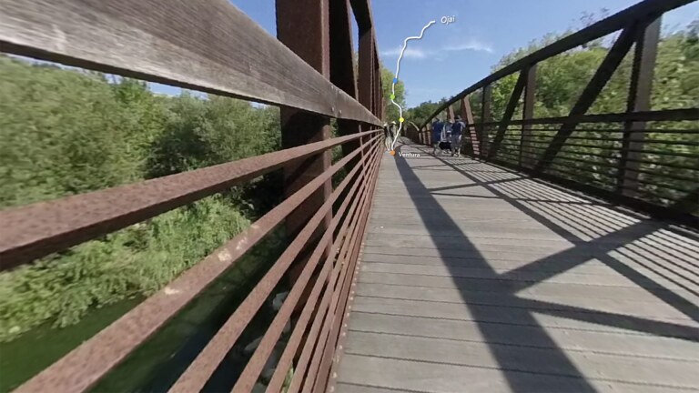 360 Image of Bridge on Ojai Valley Trail