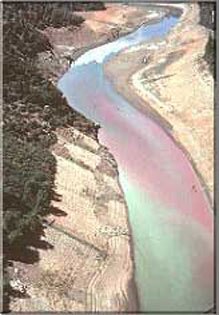 Aerial of the Upper Sacramento post-spill | Photo: CDFW