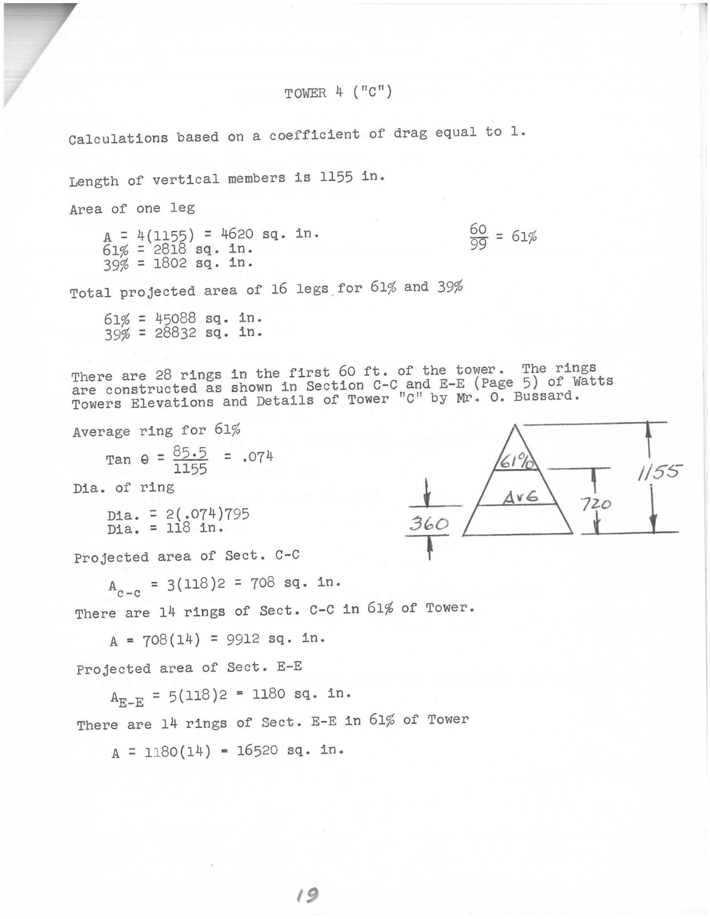 Page from the Goldstone test report, July 1959