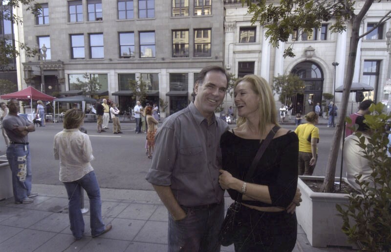 Tom Gilmore with his wife Trish