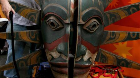 Appraisal: Kwakiutl-Style Transformation Mask