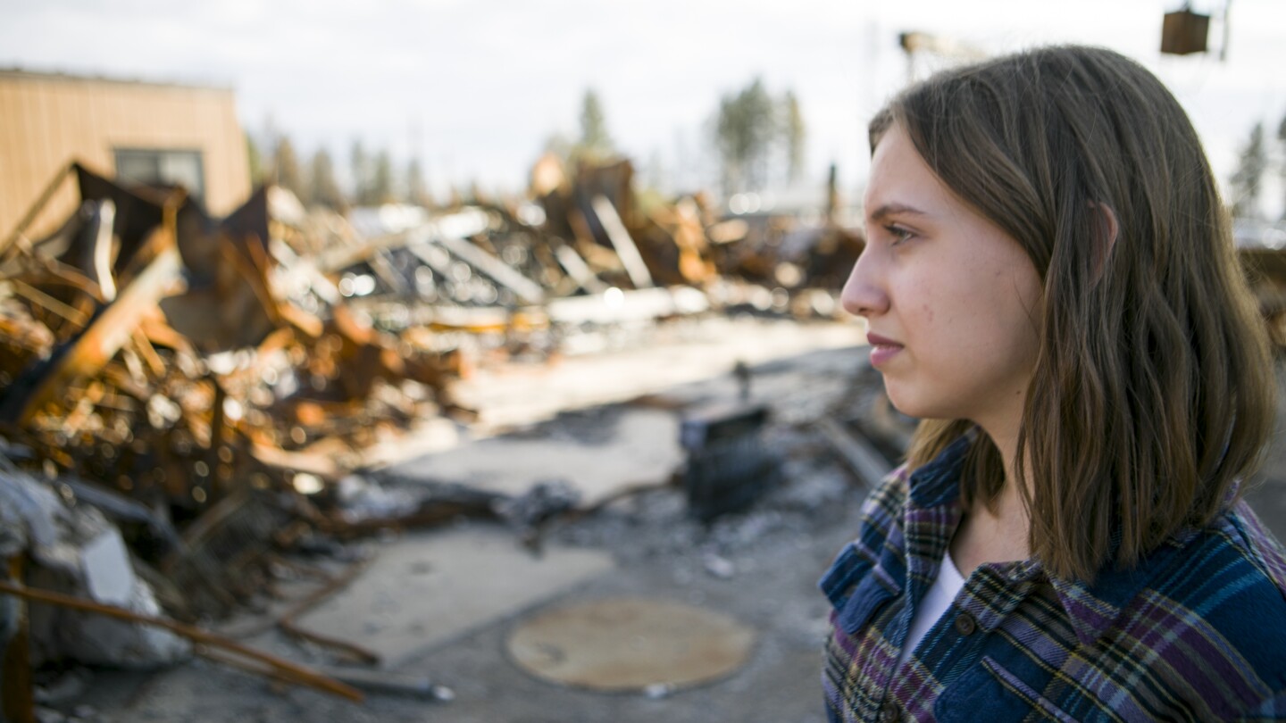 EARTH FOCUS “The Youth Climate Movement Around the World” features Alexandria Villaseñor from Paradise, California. Image courtesy of Thomson Reuters Foundation.