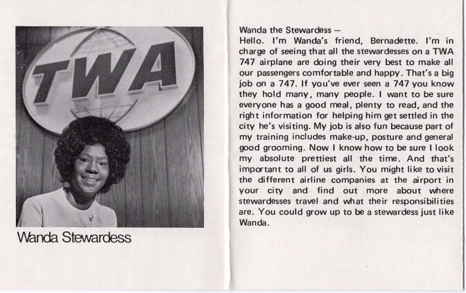 Catalog for the Wanda doll showcasing her career as a stewardess | Courtesy of Billie Green