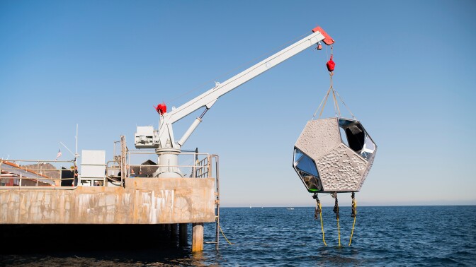 Doug Aitken, "Underwater Pavilions." | Photo: Matt Crotty