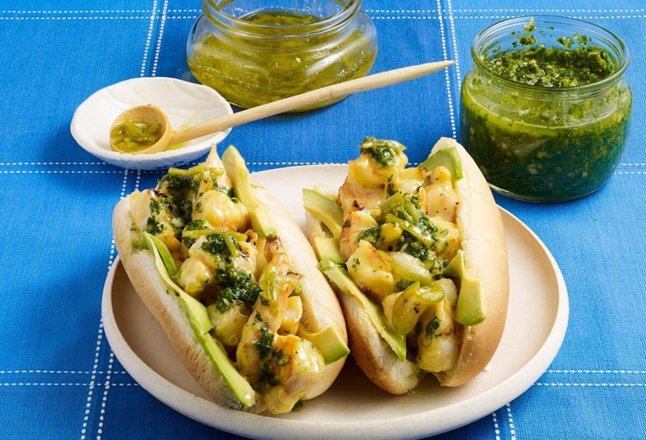 Shrimp Rolls with Pepita and Cilantro Pesto | From "Pati's Mexican Table: Season 5, Episode 10"