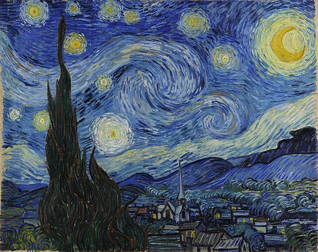 La nuit étoilée (Starry Night), 1889 | Vincent Van Gogh