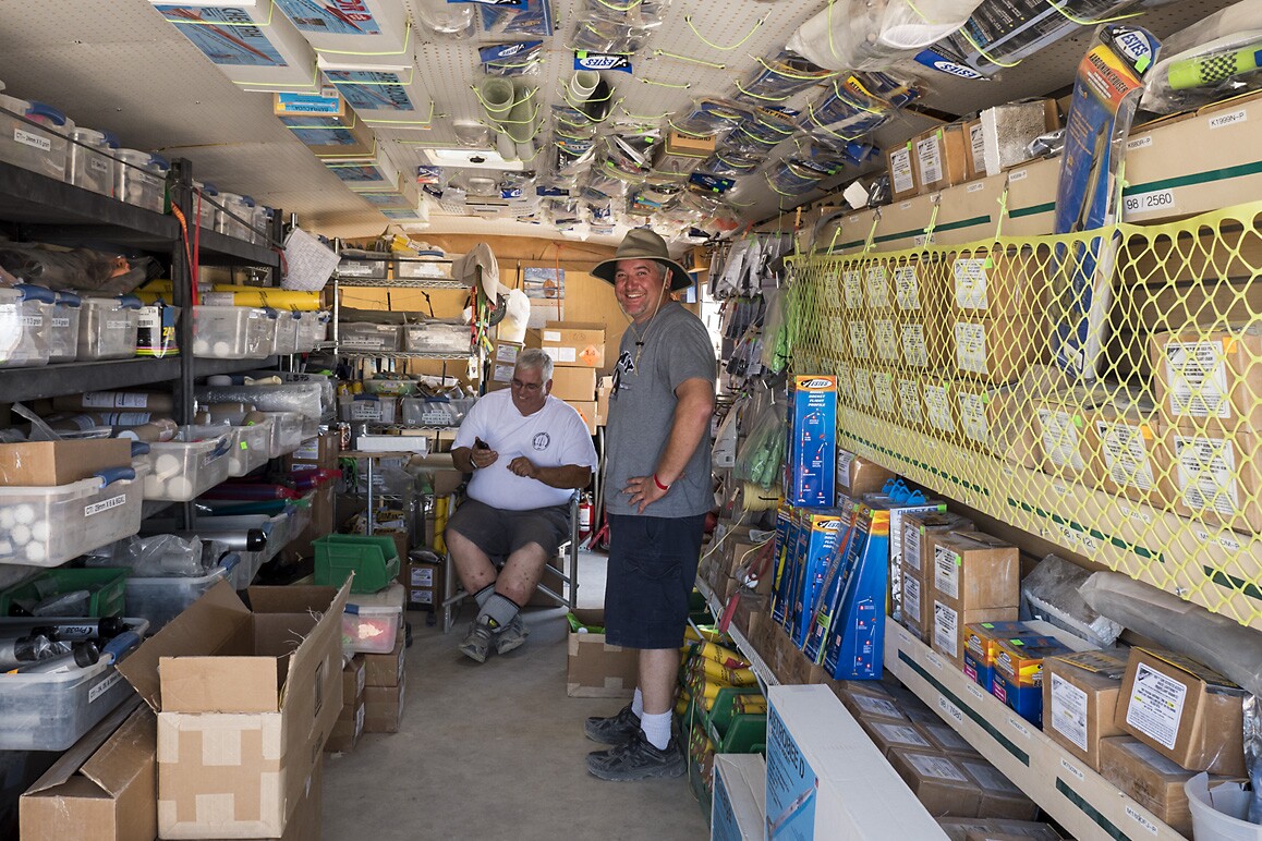 Estes rocket vendors at ROCstock, Lucerne Valley, CA (2015). | Kim Stringfellow.